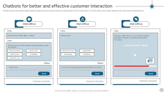 CRM Marketing Chatbots For Better And Effective Customer Interaction MKT SS V