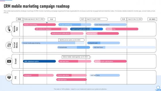Crm Marketing Guide Crm Mobile Marketing Campaign Roadmap MKT SS V