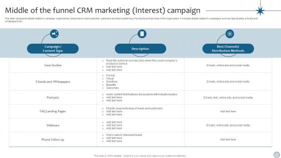 CRM Marketing Middle Of The Funnel CRM Marketing Interest Campaign MKT SS V