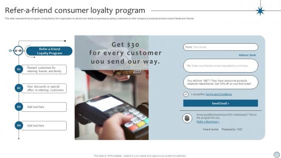 CRM Marketing Refer A Friend Consumer Loyalty Program MKT SS V
