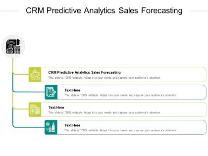 Crm predictive analytics sales forecasting ppt powerpoint presentation icon guide cpb