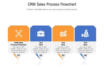 Crm sales process flowchart ppt powerpoint presentation layouts samples cpb