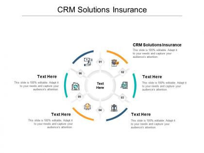 Crm solutions insurance ppt powerpoint presentation professional introduction cpb