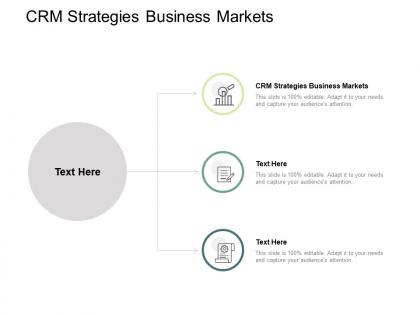 Crm strategies business markets ppt powerpoint presentation pictures template cpb