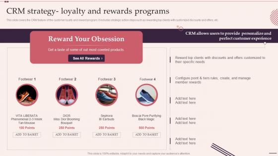 Crm Strategy Loyalty And Rewards Programs Customer Relationship Management System