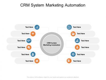 Crm system marketing automation ppt powerpoint presentation outline backgrounds cpb