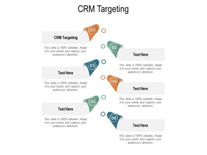 Crm targeting ppt powerpoint presentation infographics inspiration cpb