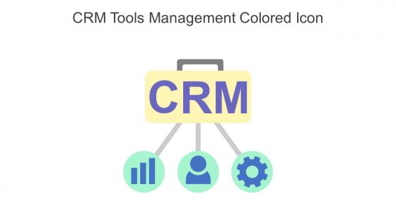 CRM Tools Management Colored Icon In Powerpoint Pptx Png And Editable Eps Format