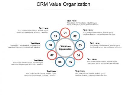 Crm value organization ppt powerpoint presentation show templates cpb