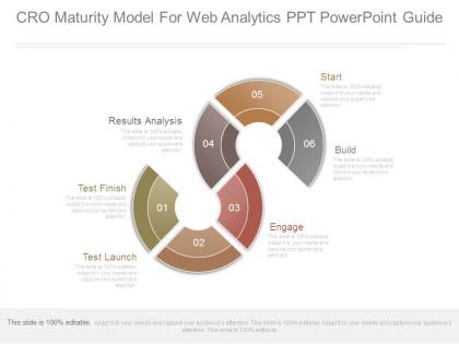 Cro maturity model for web analytics ppt powerpoint guide