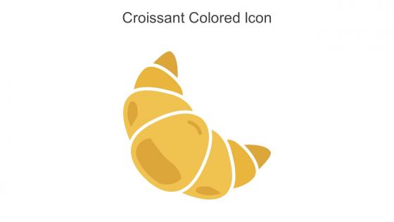 Croissant Colored Icon In Powerpoint Pptx Png And Editable Eps Format