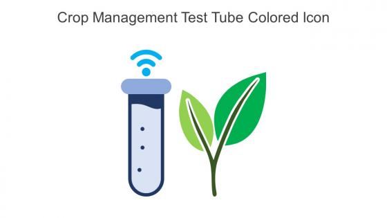 Crop Management Test Tube Colored Icon In Powerpoint Pptx Png And Editable Eps Format