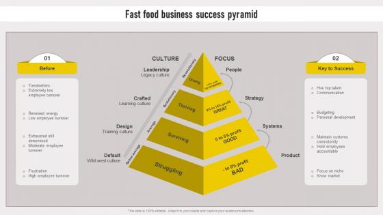 Cross Border Approach Fast Food Business Success Pyramid Strategy SS V