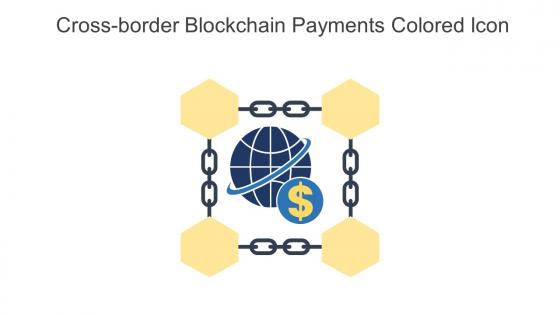 Cross Border Blockchain Payments Colored Icon In Powerpoint Pptx Png And Editable Eps Format
