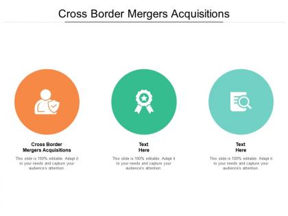 Cross border mergers acquisitions ppt powerpoint presentation slides picture cpb