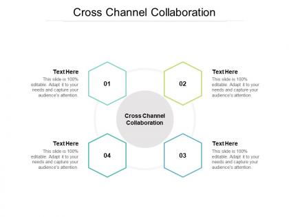 Cross channel collaboration ppt powerpoint presentation infographics icons cpb