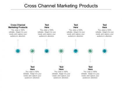 Cross channel marketing products ppt powerpoint presentation gallery clipart cpb