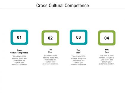 Cross cultural competence ppt powerpoint presentation pictures summary cpb