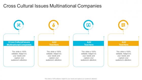 Cross Cultural Issues Multinational Companies In Powerpoint And Google Slides Cpb