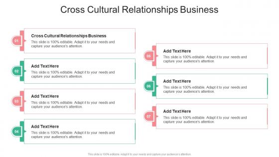 Cross Cultural Relationships Business In Powerpoint And Google Slides Cpb