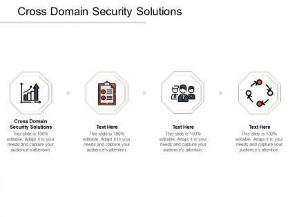 Cross domain security solutions ppt powerpoint presentation styles guide cpb
