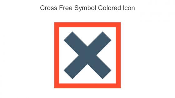 Cross Free Symbol Colored Icon In Powerpoint Pptx Png And Editable Eps Format