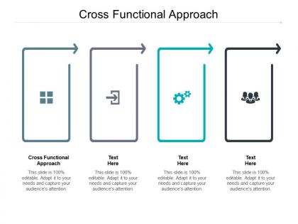 Cross functional approach ppt powerpoint presentation model layout ideas cpb