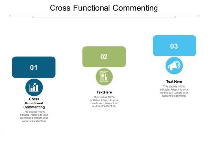 Cross functional commenting ppt powerpoint presentation file ideas cpb