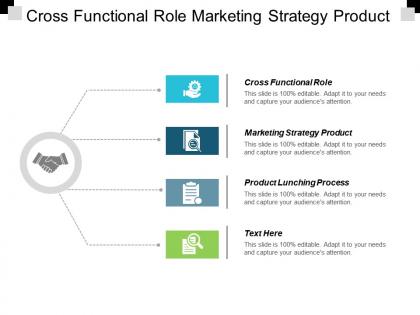 Cross functional role marketing strategy product product launching process cpb