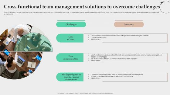Cross Functional Team Management Solutions To Overcome Challenges
