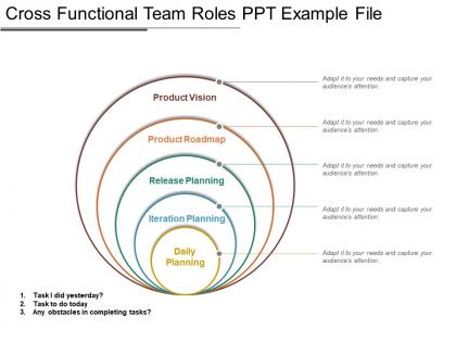 Cross functional team roles ppt example file