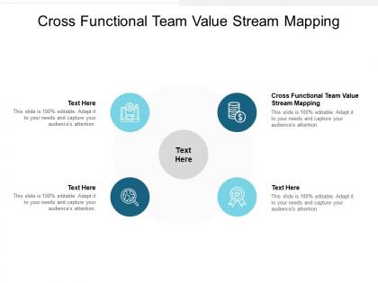 Cross functional team value stream mapping ppt powerpoint presentation ideas introduction cpb