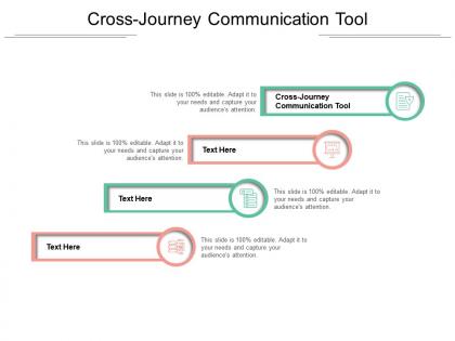 Cross journey communication tool ppt powerpoint presentation infographic template backgrounds cpb