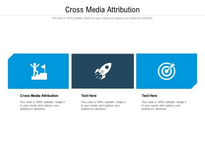 Cross media attribution ppt powerpoint presentation visual aids gallery cpb
