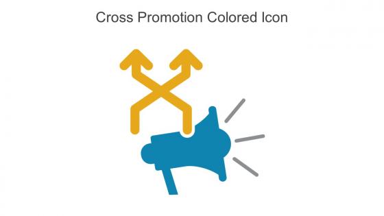 Cross Promotion Colored Icon In Powerpoint Pptx Png And Editable Eps Format