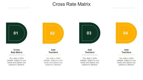 Cross Rate Matrix Ppt Powerpoint Presentation Summary Objects Cpb