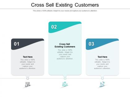 Cross sell existing customers ppt powerpoint presentation pictures show cpb