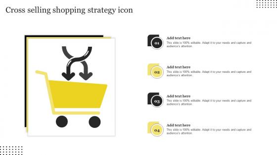 Cross Selling Shopping Strategy Icon