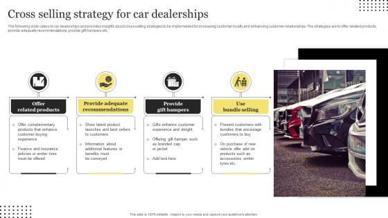 Cross Selling Strategy For Car Dealerships