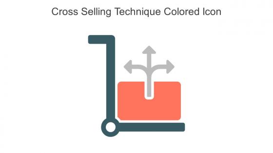 Cross Selling Technique Colored Icon In Powerpoint Pptx Png And Editable Eps Format