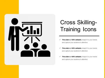 Cross skilling training icons