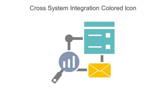 Cross System Integration Colored Icon In Powerpoint Pptx Png And Editable Eps Format