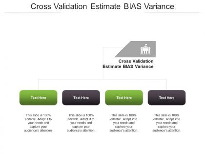 Cross validation estimate bias variance ppt powerpoint presentation infographics designs cpb