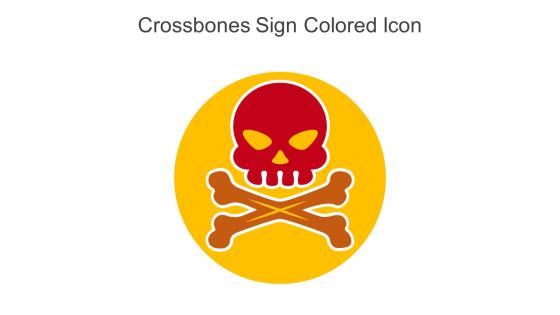 Crossbones Sign Colored Icon In Powerpoint Pptx Png And Editable Eps Format