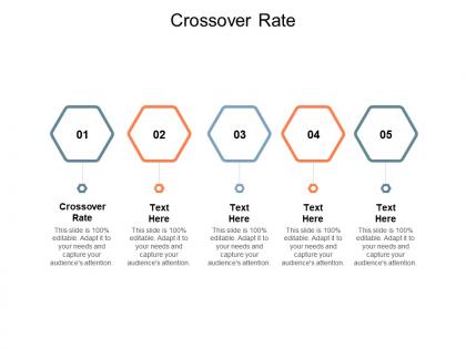 Crossover rate ppt powerpoint presentation show vector cpb