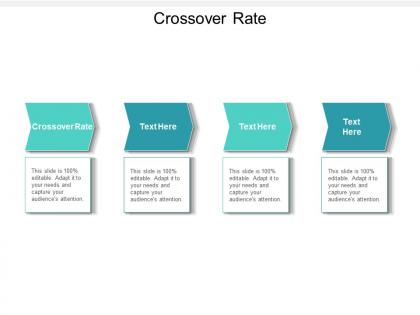 Crossover rate ppt powerpoint presentation summary designs download cpb