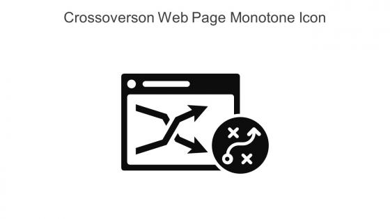 Crossoverson Web Page Monotone Icon In Powerpoint Pptx Png And Editable Eps Format