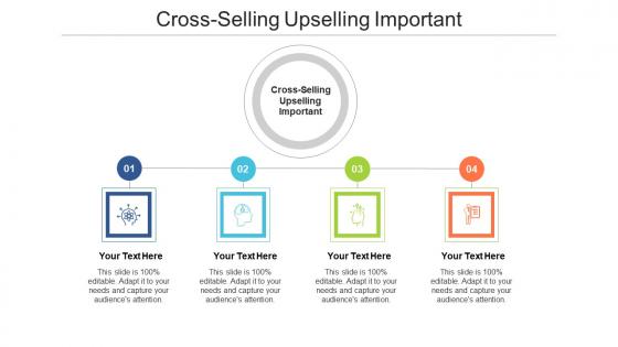Crossselling upselling important ppt powerpoint presentation backgrounds cpb