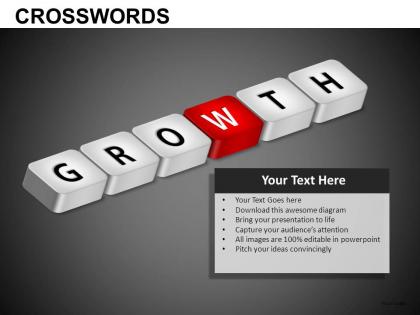 Crosswords powerpoint presentation slides db