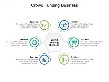 Crowd funding business ppt powerpoint presentation infographics smartart cpb